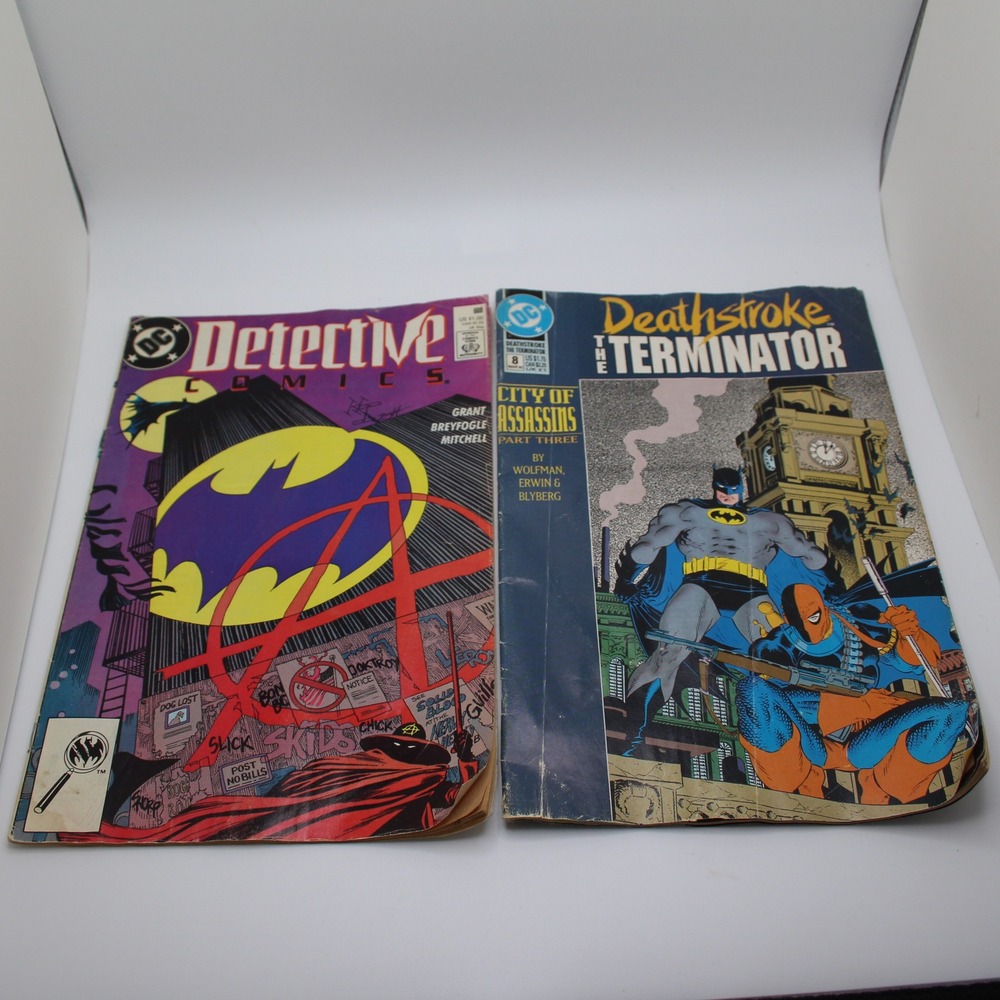 Detective Comics #588 & Deathstroke Terminator‎ #8, Vintage Batman Comics